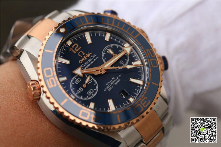 Omega Seamaster Ocean Planet 600M 215.20.46.51.03.001 OM Factory 1:1 Best Edition Replica Watch Blue Bezel